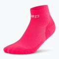 Moteriškos kompresinės kojinės CEP Run Low Cut 5.0 pink 2