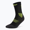 Moteriškos kompresinės kojinės CEP Run Mid Cut 5.0 black/lime 2