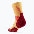 Moteriškos kompresinės kojinės CEP Run Mid Cut 5.0 marigold/burgundy 3