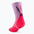 Moteriškos kompresinės kojinės CEP Run Edt. Gradient Mid Cut Compression 5.0 pink/lilac fade 3