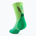 Vyriškos kompresinės kojinės CEP Run Edt. Gradient Mid Cut Compression 5.0 green/lime fade 3