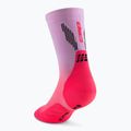 Vyriškos kompresinės kojinės CEP Run Edt. Gradient Mid Cut Compression 5.0 pink/lilac fade 3