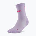 Moteriškos kojinės CEP Ultralight Mid Cut 4.0 lilac/pink 2