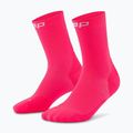 Vyriškos kompresinės kojinės CEP Run Mid Cut 5.0 pink