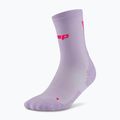 Vyriškos kompresinės kojinės CEP Ultralight Mid Cut 4.0 lilac/pink 2