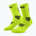Vyriškos kompresinės kojinės CEP Run Mid Cut 5.0 lime/black