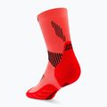 Vyriškos kompresinės kojinės CEP Run Mid Cut 5.0 neon coral 3