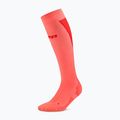 Vyriškos kojinės CEP Ultralight Tall 4.0 neon coral/red 2
