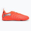 Vaikiški futbolo bateliai PUMA Future 9 Play TT Jr glowing red/puma white/puma black/puma silver 2