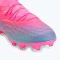 Vaikiški futbolo batai PUMA Future 9 Pro FG/AG Jr poison pink/puma wht/sun stream/bright aqua/puma blk 7