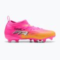 Vaikiški futbolo batai PUMA Future 9 Match FG/AG Jr poison pink/puma white/sun stream/bright aqua/puma black 2