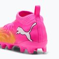 Vaikiški futbolo batai PUMA Future 9 Match FG/AG Jr poison pink/puma white/sun stream/bright aqua/puma black 5