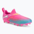 Vaikiški futbolo batai PUMA Future 9 Match LL FG/AG Jr poison pink/puma wht/sun stream/bright aqua/puma blk