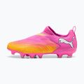 Vaikiški futbolo batai PUMA Future 9 Match LL FG/AG Jr poison pink/puma wht/sun stream/bright aqua/puma blk