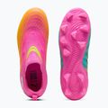Vaikiški futbolo batai PUMA Future 9 Match LL FG/AG Jr poison pink/puma wht/sun stream/bright aqua/puma blk 6