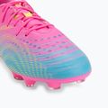 Vaikiški futbolo batai PUMA Future 9 Play FG/AG Jr poison pink/puma wht/sun stream/bright aqua/puma blk 7