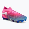 Futbolo batai PUMA Future 9 Ultimate FG poison pink/puma wht/sun stream/bright aqua/puma blk