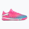 Futbolo batai PUMA Future 9 Match Fusion TT poison pink/puma white/sun stream/bright aqua/puma black 2