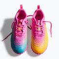 Vaikiški futbolo batai PUMA Future 9 Play TT poison pink/puma white/sun stream/bright aqua/puma black 6