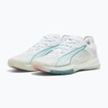 Moteriški rankinio batai PUMA Accelerate Nitro SQD 4 Game On Puma White/Baltic Sea Blue/Fresh Water 11