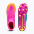 Vaikiški futbolo batai PUMA Ultra 6 Match+ LL FG/AG Jr poison pink/puma white/sun stream/bright aqua/puma black 4