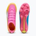 Vaikiški futbolo batai PUMA Ultra 6 Pro Jr FG/AG poison pink/puma white/sunstream/bright aqua/puma black 3