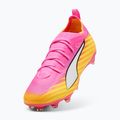 Vaikiški futbolo batai PUMA Ultra 6 Pro Jr FG/AG poison pink/puma white/sunstream/bright aqua/puma black 4