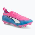 Vaikiški futbolo batai PUMA Ultra 6 Pro Jr FG/AG poison pink/puma white/sunstream/bright aqua/puma black