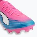 Vaikiški futbolo batai PUMA Ultra 6 Pro Jr FG/AG poison pink/puma white/sunstream/bright aqua/puma black 7
