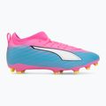 Vaikiški futbolo batai PUMA Ultra 6 Match FG/AG Jr poison pink/puma white/sun stream/bright aqua/puma black 2