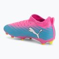 Vaikiški futbolo batai PUMA Ultra 6 Match FG/AG Jr poison pink/puma white/sun stream/bright aqua/puma black 3