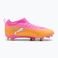 Vaikiški futbolo batai PUMA Ultra 6 Match FG/AG Jr poison pink/puma white/sun stream/bright aqua/puma black 2