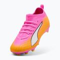 Vaikiški futbolo batai PUMA Ultra 6 Match FG/AG Jr poison pink/puma white/sun stream/bright aqua/puma black 4