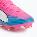 Futbolo batai PUMA Ultra 6 Match + FG/AG poison pink/puma white/sun stream/bright aqua/puma black 7