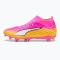 Futbolo batai PUMA Ultra 6 Match + FG/AG poison pink/puma white/sun stream/bright aqua/puma black