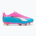 Vaikiški futbolo batai PUMA Ultra 6 Play FG/AG Jr poison pink/puma white/sun stream/bright aqua/puma black 3