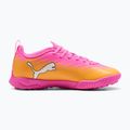 Vaikiški futbolo batai PUMA Ultra 6 Play TT Jr poison pink/puma white/sun stream/bright aqua/puma black 2