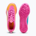 Vaikiški futbolo batai PUMA Ultra 6 Play TT Jr poison pink/puma white/sun stream/bright aqua/puma black 4