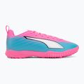 Vaikiški futbolo batai PUMA Ultra 6 Play TT Jr poison pink/puma white/sun stream/bright aqua/puma black 2