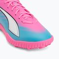 Vaikiški futbolo batai PUMA Ultra 6 Play TT Jr poison pink/puma white/sun stream/bright aqua/puma black 7