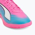 Vaikiški futbolo batai PUMA Ultra 6 Play It Jr poison pink/puma wht/sun stream/bright aqua/puma blk 7