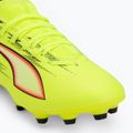 Vaikiški futbolo bateliai PUMA Ultra 6 Match FG/AG Jr yellow alert/puma black/glowing red/lime squeeze 7