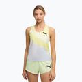 Moteriški bėgimo marškinėliai PUMA Lightspeed Ultraweave Graphic Singlet silver mist