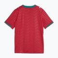Vaikiški futbolo marškinėliai PUMA FPF Portugal Home Jersey Replica Club Jr raudoni/žali 2
