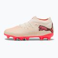 Vaikiški futbolo bateliai PUMA Future 9 Pro FG/AG Jr sugared almond/puma white/ultra red/puma black