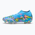 Futbolo bateliai PUMA Future 9 Ultimate Advanced Level FG puma white/blue glimmer/pink glimmer/yellow alert