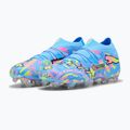 Futbolo bateliai PUMA Future 9 Ultimate Advanced Level FG puma white/blue glimmer/pink glimmer/yellow alert 3