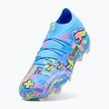 Futbolo bateliai PUMA Future 9 Ultimate Advanced Level FG puma white/blue glimmer/pink glimmer/yellow alert 4