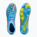 Futbolo bateliai PUMA Future 9 Match Advanced Level FG/AG puma white/blue glimmer/pink glimmer/yellow alert 3
