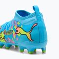 Vaikiški futbolo bateliai PUMA Future 9 Match Advanced Level FG/AG Jr puma white/blue glimmer/pink glimmer/yellow alert 6
